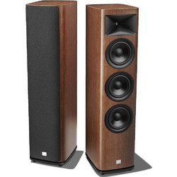 JBL HDI-3600 Ζεύγος Ηχείων Hi-Fi Δαπέδου 250W 2.5 Δρόμων Walnut