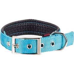 Pet Interest Neoprene Standard Fluo Κολάρο Σκύλου Γαλάζιο 2.5x55cm