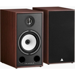 Triangle Borea BR03 Ζεύγος Ηχείων Hi-Fi Βιβλιοθήκης 100W 3 Δρόμων Walnut