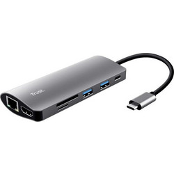 Trust Dalyx 7-in-1 USB-C Docking Station με HDMI 4K PD Ethernet