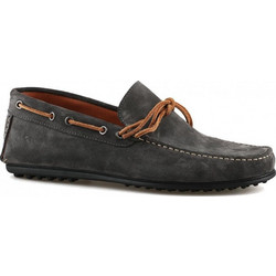 Damiani Ανδρικά Μοκασίνια Loafers Καστόρινα Ανθρακί 851