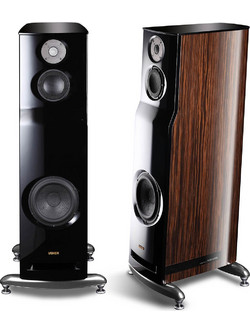 Usher ML-801 Ζεύγος Ηχείων Hi-Fi Δαπέδου 160W 3 Δρόμων Macassar Ebony