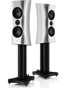 Estelon XC MKii Ζεύγος με Βάσεις Ηχείων Hi-Fi Δαπέδου 150W Silver Pure Alu Matte