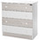 Lorelli New Βρεφική Συρταριέρα Λευκή Μπεζ 81x50x86cm 10170070045A