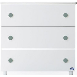 Pali Astrid Βρεφική Συρταριέρα Λευκή Πετρόλ 100x49x95cm
