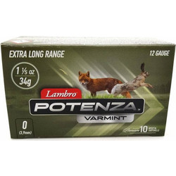 Lambro Potenza Varmint Φυσίγγια Συγκέντρωσης 12Cal 70mm 34gr 10τμχ