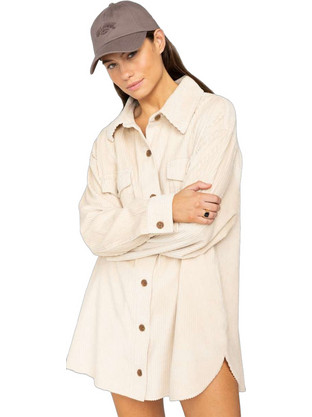 Billabong Winter Ocean Mini Καθημερινό Φόρεμα Σεμιζιέ Ροζ EBJWD00149-WCP