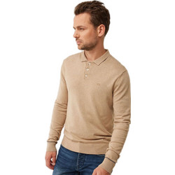 Mexx Ανδρική Μπλούζα Polo Μακρυμάνικη Μπεζ AO0950026-02M
