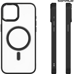 Sonique Magnetic Magmetal Back Cover Black (iPhone 12 Pro Max)