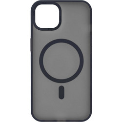 Sonique Magnetic Magmatte Back Cover Black (iPhone 15 Plus)