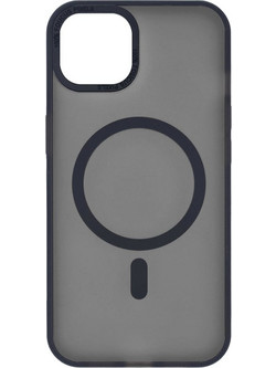 Sonique Magnetic Magmatte Back Cover Black (iPhone 15 Plus)