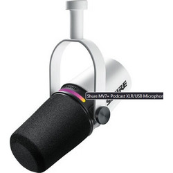 Shure MV7+ Σετ Δυναμικό Μικρόφωνο XLR