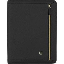 Wenger Amelie Zippered Padfolio Black ( (Universal 10")