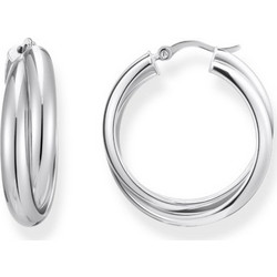 Thomas Sabo Γυναικεία Σκουλαρίκια Κρίκοι Ασημί CR738-001-21