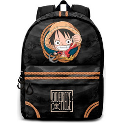 Karactermania One Piece Ropes Σχολική Τσάντα Πλάτης Δημοτικού Μαύρη 8445118062601
