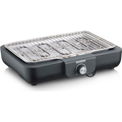 Severin PG 8554 Ηλεκτρική Ψησταριά Σχάρας 2300W με Ρυθμιζόμενο Θερμοστάτη 37x28 PG8554