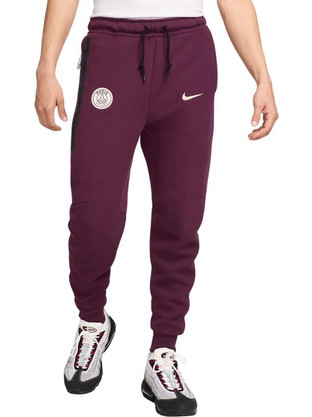Nike Ανδρικό Παντελόνι Φόρμας με Λάστιχο Μπορντό FN8490-610