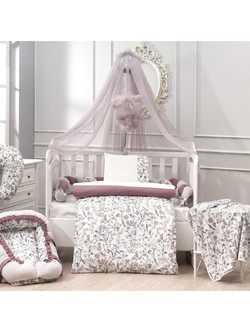 Abo Flower Garden Σετ Κούνιας White/Pink 3τμχ
