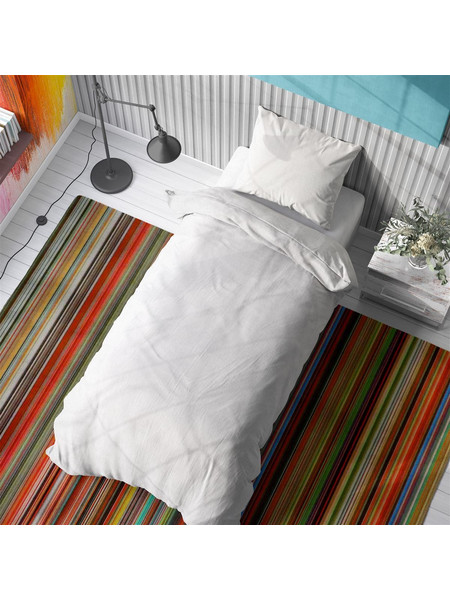 Dimcol Σεντόνι Μονό Βαμβακερό 160x240 Solid 491 White
