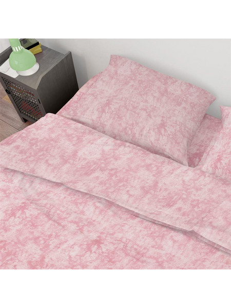 Dimcol Σεντόνι King Size Βαμβακερό 240x270 Shadow 617 Pink