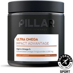 Pillar Ultra Omega Impact Advantage 4500mg Πορτοκάλι 90 Μαλακές Κάψουλες