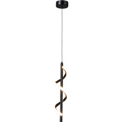 ARlight PDC 561-1 Κρεμαστό Φωτιστικό Οροφής Μονόφωτο LED με Θερμό Λευκό Φως Μαύρο 0104584