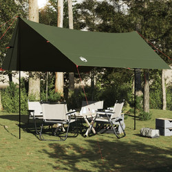 vidaXL Σκίαστρο Παραλίας Πράσινο 438x376x212cm 4009606