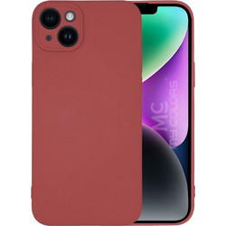 Sonique My Colors Silicone Back Cover Burgundy (iPhone 14 Plus)