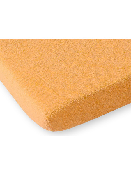 Bobono Frotte Βρεφικό Σεντόνι Κούνιας με Λάστιχο 60x120 Orange