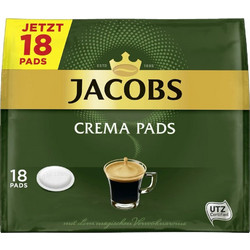 Jacobs Κάψουλες Espresso Senseo Crema Pads Συμβατές με Μηχανή E.S.E Pod 18τμχ