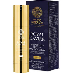 Natura Siberica Royal Caviar Anti-Wrinkle Peptide Day Face Cream SPF20 50ml