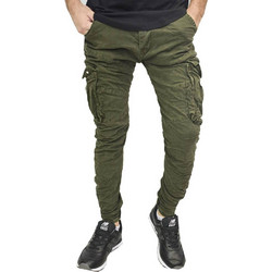 FOREX Ανδρικό Παντελόνι Cargo Joggers Κανονική Εφαρμογή Χακί PS-118248