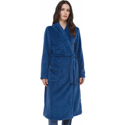 Giota Γυναικεία Ρόμπα Χειμωνιάτικη Fleece Navy Μπλε 4521