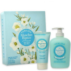 Perlier White Musk Moisturizing Liquid Soap 300ml + Nourishing Hand Cream 100ml