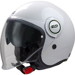 Garibaldi G21 Sunvisor White Κράνος Μηχανής Jet