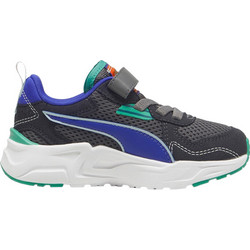 Puma Trinity Lite Ready Παιδικά Sneakers Μαύρα Μπλε Πράσινα 398003-02