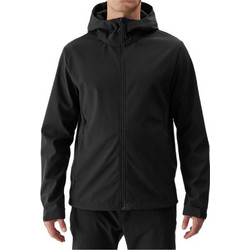 4F Ανδρικό Μπουφάν Χειμωνιάτικο Softshell Αντιανεμικό Μαύρο 4FWAW24TSOFM283-20S