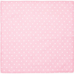 Lorelli Dots Πάνα Αγκαλιάς από Μουσελίνα Ροζ 80x80cm