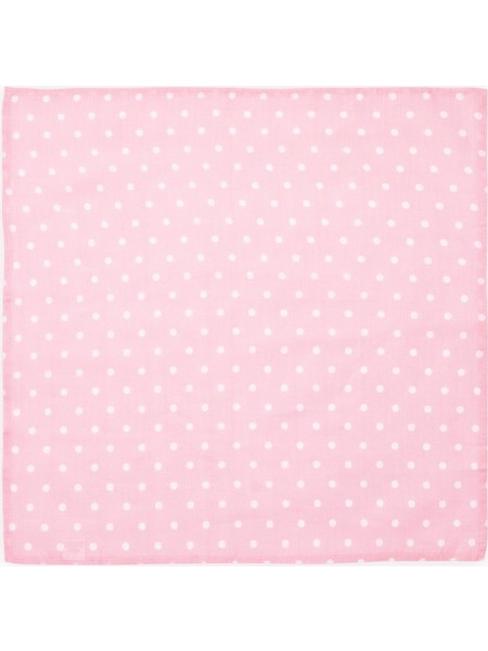 Lorelli Dots Πάνα Αγκαλιάς από Μουσελίνα Ροζ 80x80cm