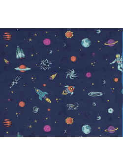 Dimcol Space 189 Πάνα Αγκαλιάς Χασέ Navy Μπλε 80x80cm