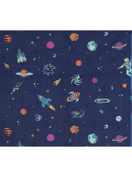 Dimcol Space 189 Πάνα Αγκαλιάς Χασέ Navy Μπλε 80x80cm