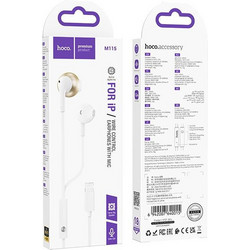 Hoco M115 Sagacious Handsfree Earbud USB-C White