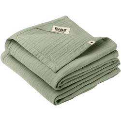 BIBS Πάνες Αγκαλιάς από Μουσελίνα Πράσινες 70x70cm 3τμχ
