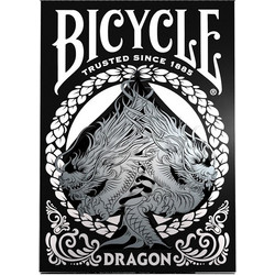 Bicycle Black Dragon Τράπουλα Πλαστικοποιημένη Μαύρη 10044094