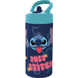 Stor Disney Stitch Palms Παιδικό Παγούρι Πλαστικό BPA Free Navy Μπλε 410ml