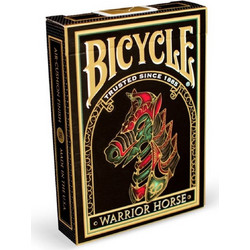 Bicycle Warrior Horse Τράπουλα Πλαστικοποιημένη Μαύρη 1027282