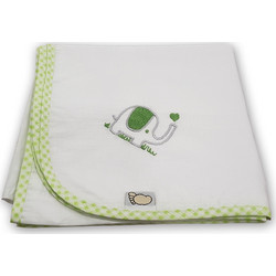 Figlio Bino Elephant Πάνα Αγκαλιάς Χασέ Lime 80x80cm 35-04