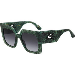 Etro 0075/S JRI/9O Γυναικεία Γυαλιά Ηλίου Τετράγωνα Κοκάλινα Πράσινα με Μαύρο Degradee Φακό