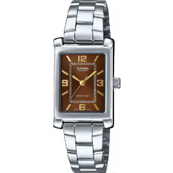 Casio Γυναικείο Ρολόι με Ασημί Μεταλλικό Μπρασελέ LTP-1234DD-5A