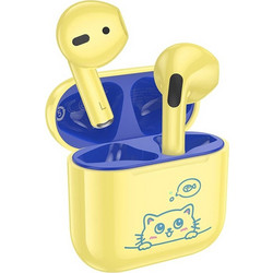 Hoco EW112 Ακουστικά Bluetooth Earbud Yellow